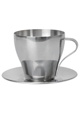 Чайная пара "Teatime"; 220 мл; металл
