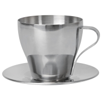 Чайная пара "Teatime"; 220 мл; металл