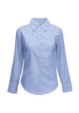 Рубашка "Lady-Fit Long Sleeve Oxford Shirt"