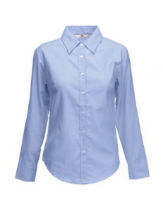 Рубашка "Lady-Fit Long Sleeve Oxford Shirt"