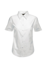 Рубашка женская "Lady-Fit Short Sleeve Oxford Shirt"