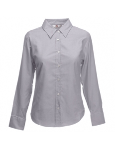 Рубашка "Lady-Fit Long Sleeve Oxford Shirt"
