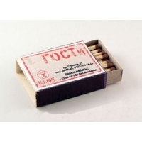 Спички в коробках, Ретро 35 L51 (51x37x11mm) Наполнение 40 спичек