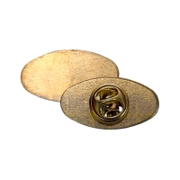 ОВАЛЬНЫЙ полимерный значок на металлической основе 20х21мм